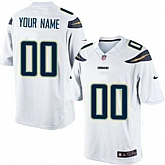 Customized Men & Women & Youth San Diego Chargers White Team Color Nike Game Stitched Jersey,baseball caps,new era cap wholesale,wholesale hats